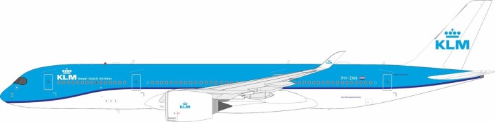 KLM Royal Dutch Airlines Airbus A350-900 Reg: PH-ZNA IF350KL0826 InFlight Models 1:200