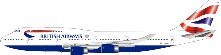 British Airways Boeing 747-400 G-BYGB w/Stand IF-744-11-001 InFlight Scale 1:200