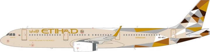 Etihad Airways Airbus A321-231 A6-AEJ IF321EY1222 With Stand Die-Cast InFlight  Scale 1:200