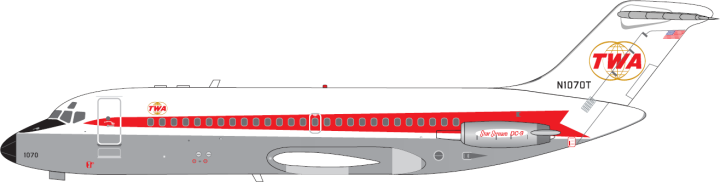 Trans World Airlines Douglas DC-9-15 Reg: N1070T 400008 V1:400 1:400