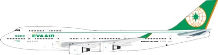 EVA Air Boeing 747-400 B-16410 With Stand W Stand Inflight IF744EVA003 Scale 1:200