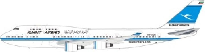 Kuwait Airways Boeing B747-400 9K-ADE Al-Jabriya Inflight IF744KU1217 Scale 1:200