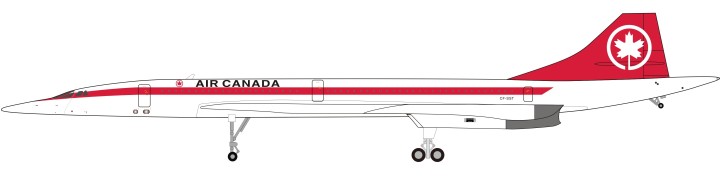 Air Canada Concorde Reg# CF-SST InFlight IFCONC1116 Die-Cast Scale 1:200
