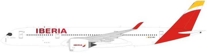 Iberia Airbus A350-900 EC-MXV with stand IF350IB001 InFlight scale 1:200 