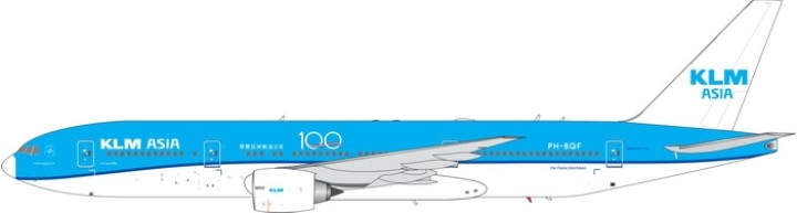 KLM Asia Boeing 777-200 PH-BQF 100 Years Phoenix 11564 scale 1:400  