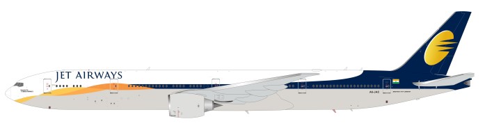 Jet Airways Boeing 777-300 Reg# A6-JAC w/Stand InFlight IF773ETD001 1:200