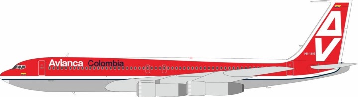 Avianca Boeing 707-359B HK-1410 IF707AV0225P InFlight Models 1:200