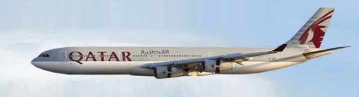 Qatar Airlines Airbus A340-300 A7-AAH AC19192 Aero Classics Die-Cast Scale 1:400