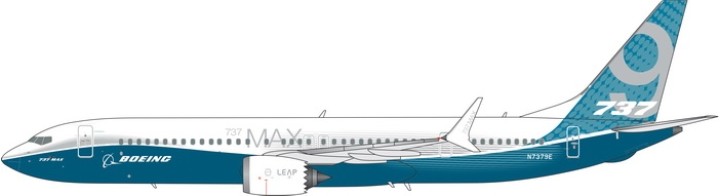 Boeing House Color  737-9Max N7379E Phoenix 11486 Scale 1:400
