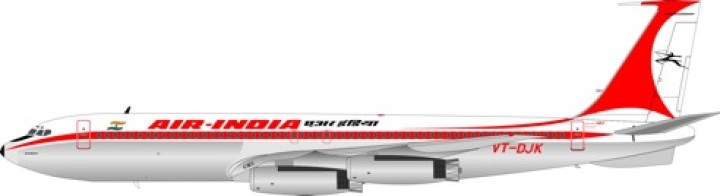 Air-India Boeing 707-400 VT-DJK With Stand  InFlight 200 IF70741117 Scale 1:200