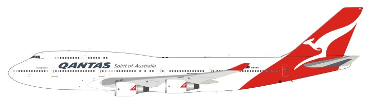 Qantas Boeing 747-400 VH-OEE InFlight IF744QFA0219 scale 1:200