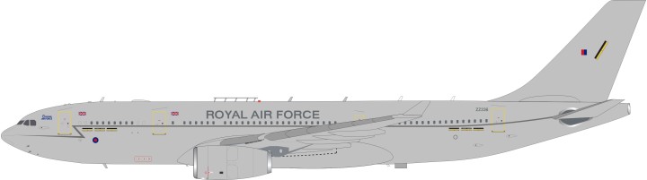 UK - Air Force Airbus A330 Voyager KC3 (A330-200) ZZ336 With Stand Inflight IF330RAF001 Scale 1:200
