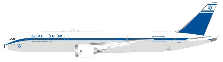 El Al Retro Boeing 787-9 4X-EDF Israel B-Models InFlight B-789-LU-01 scale 1:200