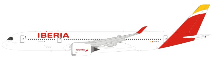 Iberia Airbus A350-900 EC-MYX with stand Inflight IF350IB002 scale 1200