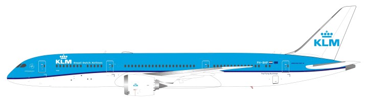 KLM Boeing 787-9 Dreamliner PH-BHP Inflight IF789KL1218 scale 1:200