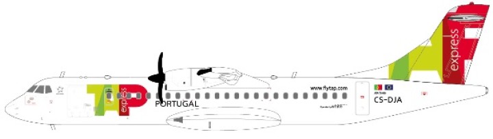TAP Express ATR-72-600 Reg# CS-DJA JC Wings Die-Cast LH2TAP052 1:200 