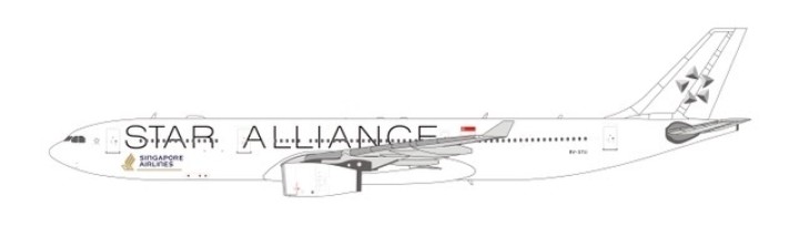 Singapore Airbus A330-300 9V-STU Star Alliance NG models 62003 scale 1-400