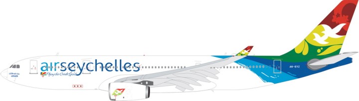Air Seychelles A330-200 Registration# A6-EYZ W/Stand Phoenix 20149 Scale 1:200
