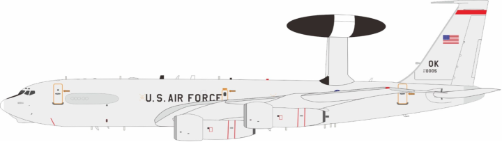 USA - Air Force Boeing E-3G Sentry 81-0005 IFE3GUSAF005 InFlight Models 1:200