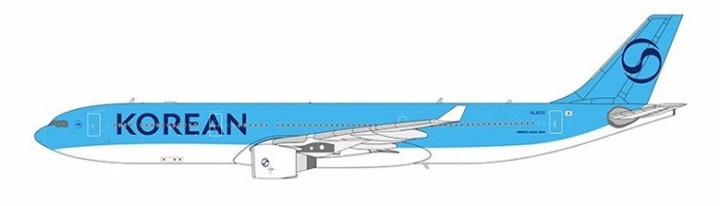 Korean Air Airbus A330-323 Reg: HL8025 AV4351 Aviation Models 1:400