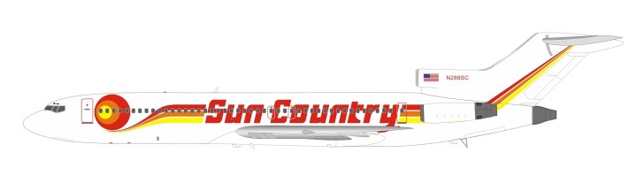 Sun Country Airlines Boeing 727-100 N288SC with stand InFlight IF722SY0619 scale 1:200