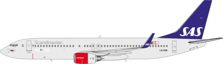SAS Boeing 737-800 Winglets LN-RGE Phoenix 11346 Scale 1:400