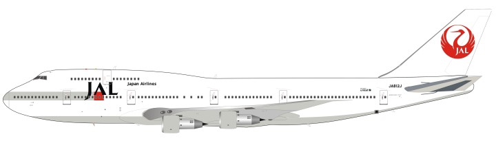 JAL Japan Airlines Boeing 747-300 JA812J stand InFlight B-743-3-998 1:200