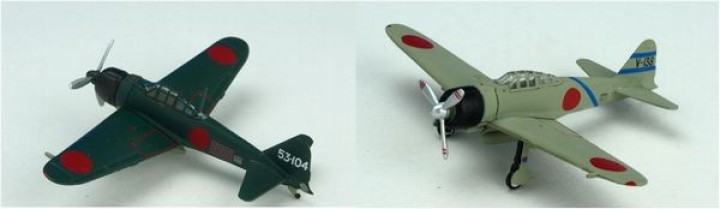 A6M2 2 Plane Set S SAKAI/T Iwamoto 53-104 Scale 1:200