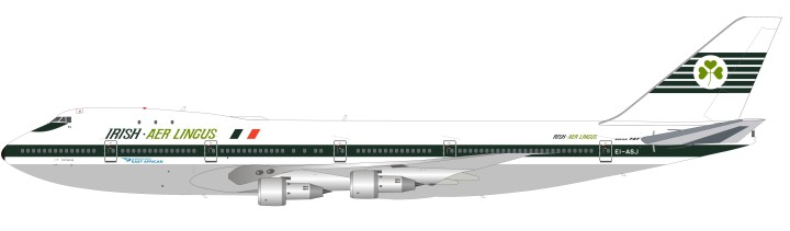 Aer Lingus 747-100 (East African) Reg# EI-ASJ InFlight IF741EIN1216 Scale 1:200
