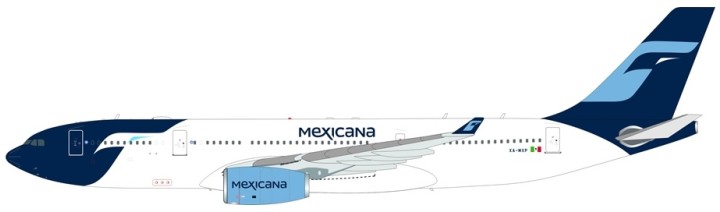 Mexicana A330-200 XA-MXP With Stand IF332MEX0717 Inflight Scale 1:200