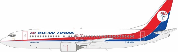Dan-Air London Boeing 737-4Q8 Reg: G-BNNK IF734DA0524 InFlight Models 1:200
