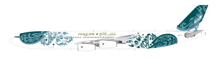 Gulf Air A340-300 A40-LD w/Stand "50 Anniversary" InFlight IF3431016 1:200