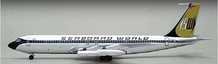 Seaboard World B707-345C N7322S  1:400 Scale Witty Wings