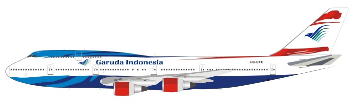 Garuda Indonesia Boeing 747-300 HS-UTK Stand InFlight IF743GA1218 1:200 