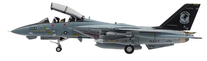 US Navy Top Hatters F-14A Tomcat Die-Cast Calibre Wings CA721403 Scale 1:72