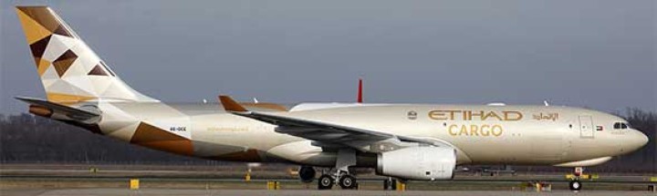 Etihad Cargo A330-200F (New Livery) A6-DCE JC Wings JC4ETD103 Scale 1:400