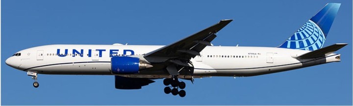 United Airlines Boeing 777-222ER Reg: N799UA AV4445 Aviation Models 1:400