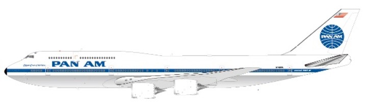 Pan Am B747-8 Reg# N748PA JC Wings JC2PAA856 With Stand Scale 1:200 
