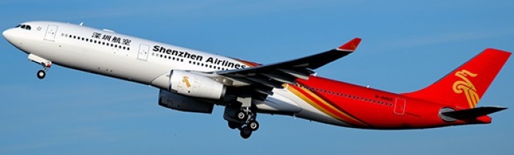 Shenzhen Airlines Airbus A330-300 深圳航空 Reg# B-8865 JC wings JC4CSZ024 scale 1:400
