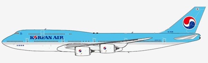 Korean Air Boeing 747-8i Reg# HL7638 JC Wings JC4KAL040 Scale 1:400