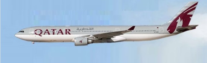 Qatar Airlines Airbus A330-300 A7-AEG AC19191 Aero Classics Die-Cast Scale 1:400 