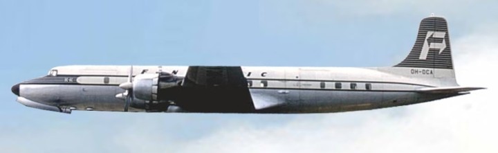 Finlantic DC-6 registration OH-DCA die-cast Aeroclassics AC19154 Scale 1:400
