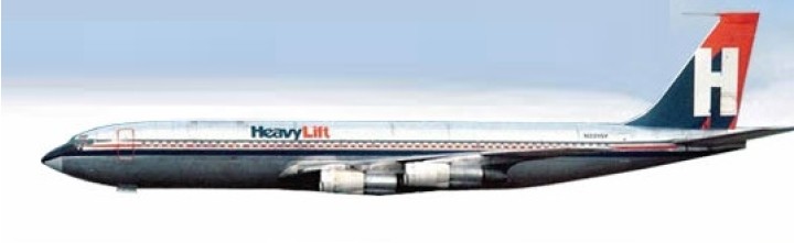Heavylift Cargo Boeing 707-320F N2215Y Aeroclassics AC19194 Scale 1:400
