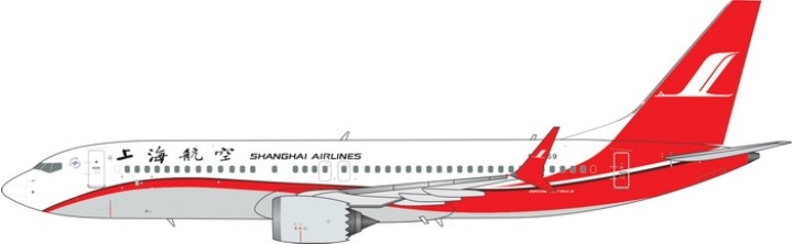 Shanghai Airlines Boeing 737-800 Max Reg B-1259 Phoenix Model 11462 Scale 1:400