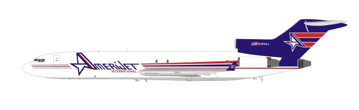 Amerijet International Cargo Boeing 727-200 N395AJ with stand Inflight200 IF722WM60719 scale 1:200