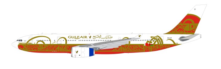 Gulf Air Airbus A330-200 50 anniversary A40-KF Stand Inflight IF3321016 1:200