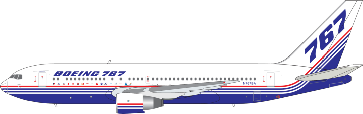 House Livery Boeing 767-200 Reg: N767BA 400016 V1:400 1:400