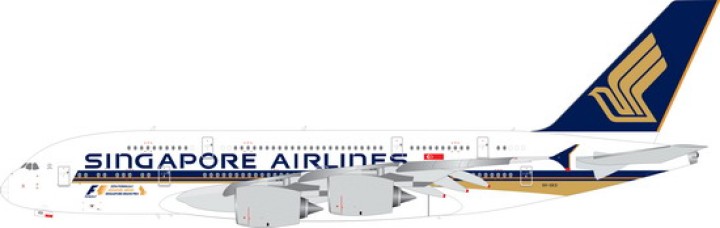 Singapore Airlines A380 "F-1" 9V-SKS Phoenix Scale Models 1:200