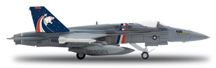 US Navy VFA-131 F/A-18C Hornet "Wildcats" Herpa 554114 scale 1:200