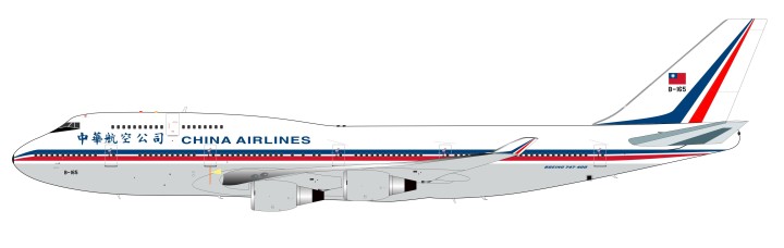 China Airlines Boeing 747-400 B-165 with Stand B-747-CI001 InFlight Scale 1:200